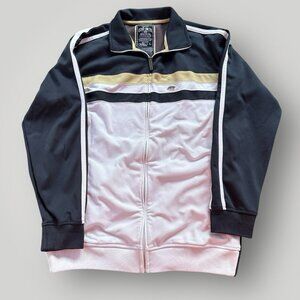 Vtg Ecko Unltd Track Jacket Blue Collared Full Zip Mens L Hip Hop Y2K Streetwear